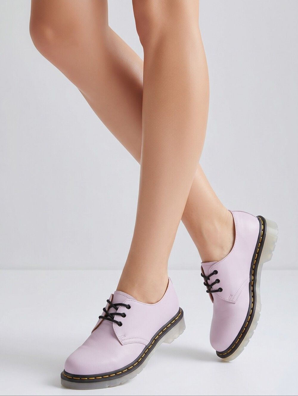 🩵NIB Dr. Martens Iced II Lilac Buttersoft Suede 1461 Oxfords Size 8